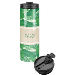 Tropical Leaves #2 Stainless Steel Skinny Tumbler (Personalized)