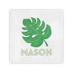 Tropical Leaves #2 Cocktail Napkins (Personalized)