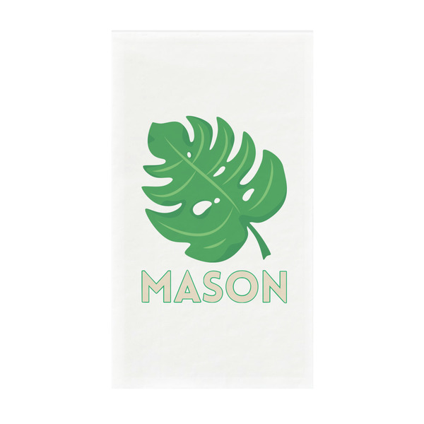 Custom Tropical Leaves #2 Guest Paper Towels - Full Color - Standard (Personalized)