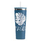 Tropical Leaves #2 Steel Blue RTIC Everyday Tumbler - 28 oz. - Front