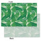 Tropical Leaves #2 Tissue Paper - Heavyweight - Small - Front & Back