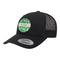 Tropical Leaves #2 Trucker Hat - Black (Personalized)