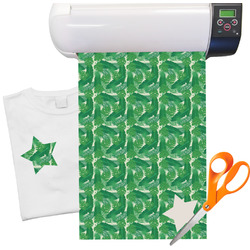 Tropical Leaves #2 Heat Transfer Vinyl Sheet (12"x18")