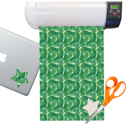 Tropical Leaves #2 Sticker Vinyl Sheet (Permanent)