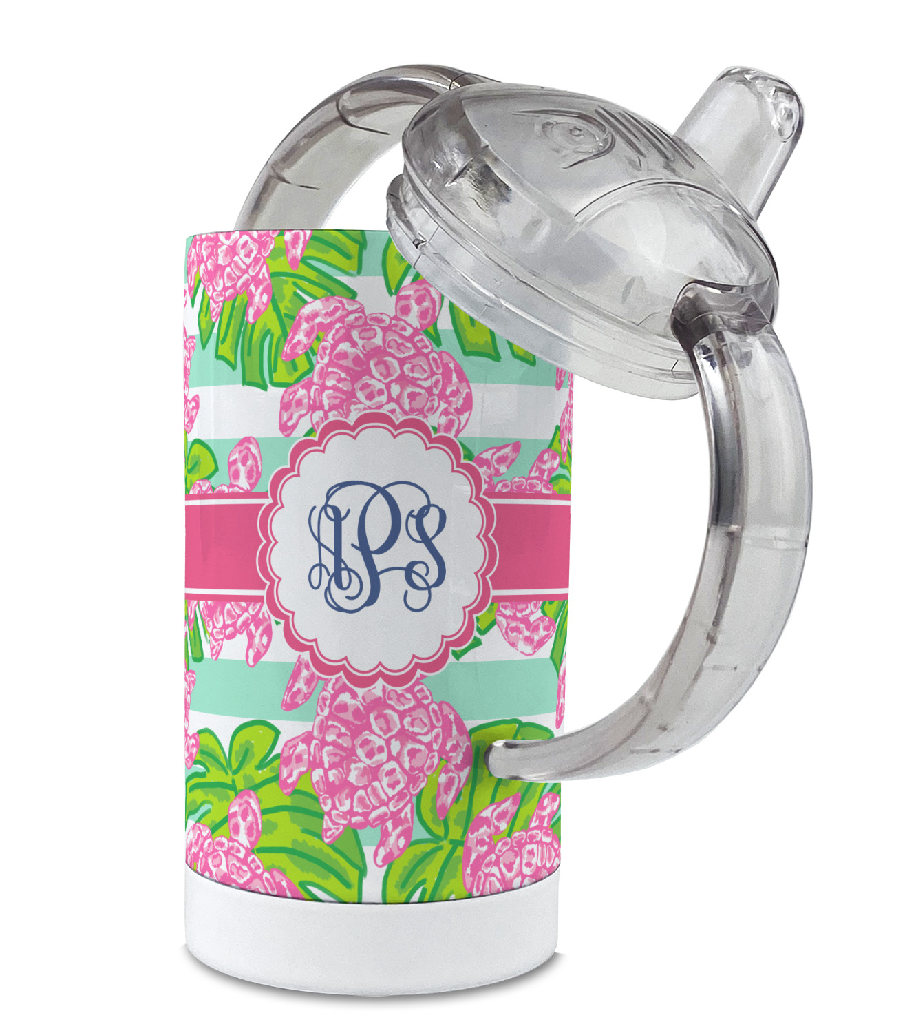 Preppy Design Custom 12 oz Stainless Steel Sippy Cup