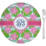 Preppy 8" Glass Appetizer / Dessert Plates - Single or Set (Personalized)