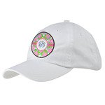 Preppy Baseball Cap - White (Personalized)