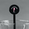 Preppy Black Plastic 7" Stir Stick - Round - Main