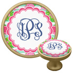 Preppy Cabinet Knob - Gold (Personalized)