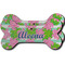 Preppy Ceramic Flat Ornament - Bone Front & Back Double Print