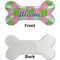 Preppy Ceramic Flat Ornament - Bone Front & Back Single Print (APPROVAL)