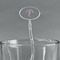 Preppy Clear Plastic 7" Stir Stick - Oval - Main