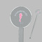 Preppy Clear Plastic 7" Stir Stick - Round - Closeup