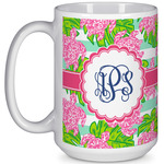 Preppy 15 Oz Coffee Mug - White (Personalized)