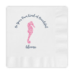 Preppy Embossed Decorative Napkins (Personalized)