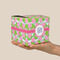 Preppy Cube Favor Gift Box - On Hand - Scale View