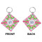 Preppy Diamond Keychain (Front + Back)