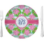 Preppy 10" Glass Lunch / Dinner Plates - Single or Set (Personalized)