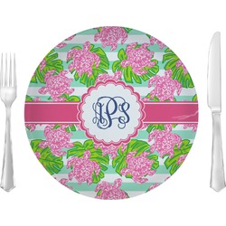 Preppy Glass Lunch / Dinner Plate 10" (Personalized)