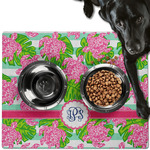 Preppy Dog Food Mat - Large w/ Monogram