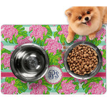 Preppy Dog Food Mat - Small w/ Monogram