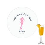 Preppy Printed Drink Topper - 2.15" (Personalized)