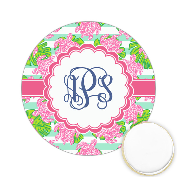 Custom Preppy Printed Cookie Topper - 2.15" (Personalized)