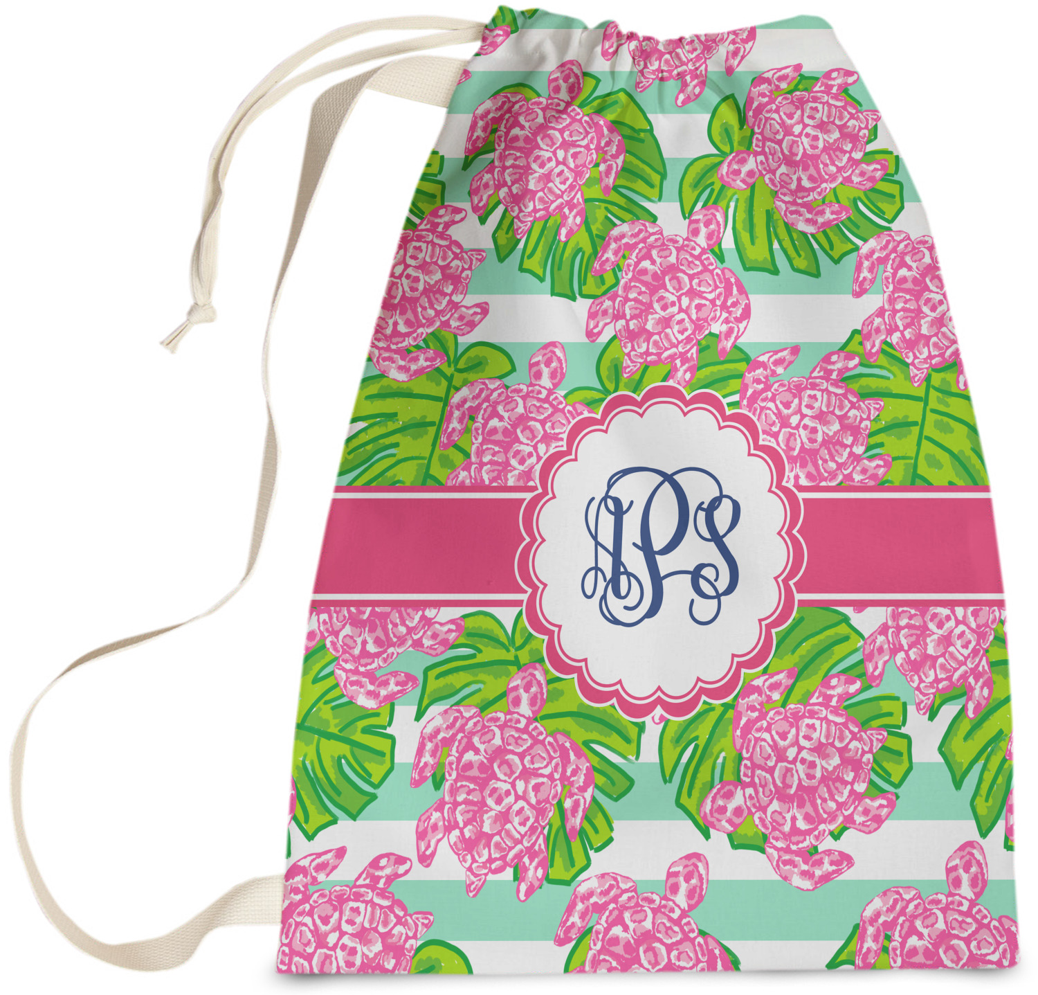 Personalized Laundry Bag  Preppy Monogrammed Gifts