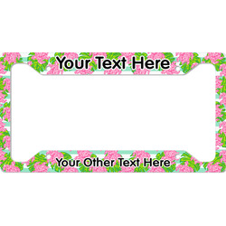 Preppy License Plate Frame - Style A (Personalized)