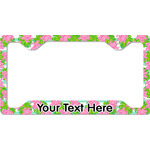 Preppy License Plate Frame - Style C (Personalized)