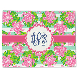 Preppy Single-Sided Linen Placemat - Single w/ Monogram