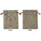 Preppy Medium Burlap Gift Bag - Front Approval