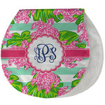 Preppy Burp Pad - Velour w/ Monogram