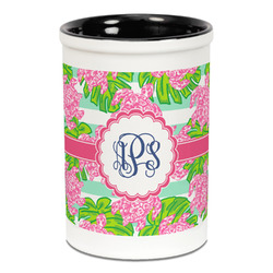 Preppy Ceramic Pencil Holders - Black