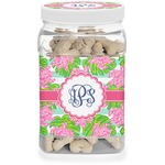 Preppy Dog Treat Jar (Personalized)