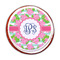 Preppy Printed Icing Circle - Medium - On Cookie