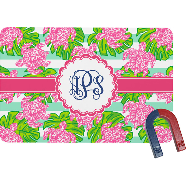 Custom Preppy Rectangular Fridge Magnet (Personalized)