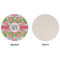 Preppy Round Linen Placemats - APPROVAL (single sided)