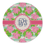 Preppy Round Linen Placemat (Personalized)