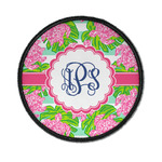 Preppy Iron On Round Patch w/ Monogram