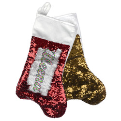 Preppy Reversible Sequin Stocking (Personalized)