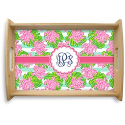 Preppy Natural Wooden Tray - Small (Personalized)