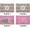 Preppy Set of Rectangular Dinner Plates (Approval)