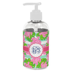 Preppy Plastic Soap / Lotion Dispenser (8 oz - Small - White) (Personalized)