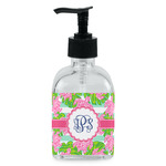 Preppy Glass Soap & Lotion Bottle - Single Bottle (Personalized)