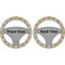 Preppy Steering Wheel Cover- Front and Back