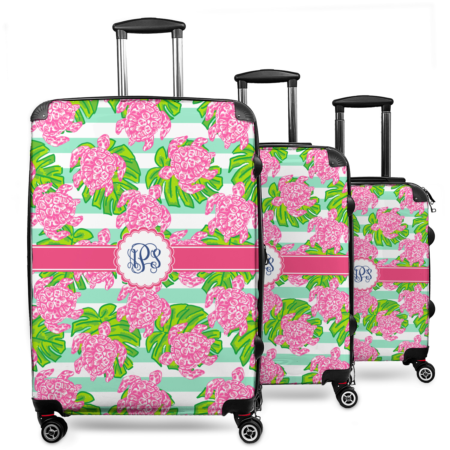 Custom Preppy 3 Piece Luggage Set 20