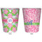Preppy Trash Can White - Front and Back - Apvl