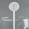 Preppy White Plastic 5.5" Stir Stick - Round - Main