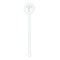 Preppy White Plastic 5.5" Stir Stick - Round - Single Stick